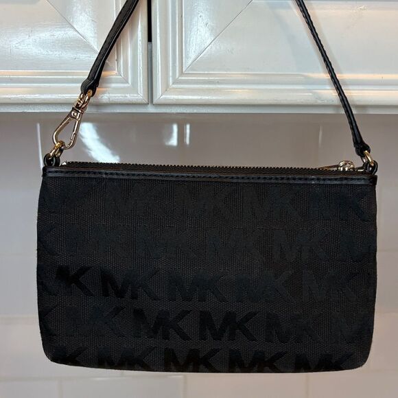 Michael Kors Signature MK Demi Wristlet Mini Bag - Picture 6 of 12